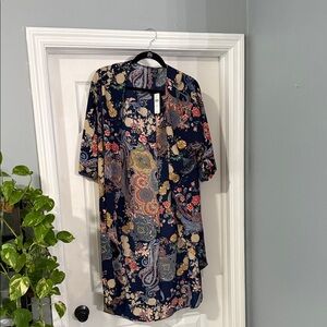 Anthropologie Roffe Floral Paisley Kimono Cardigan